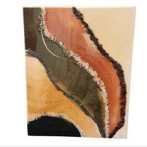 Abstract Geode Resin Artwork